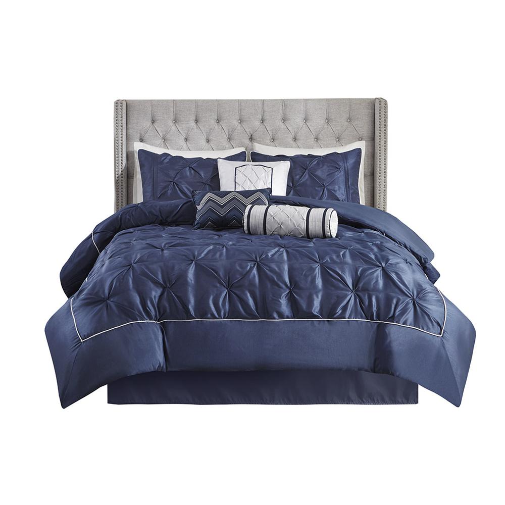 Royal Navy Tufted Comfort 7 Piece Bedding Set, Belen Kox. Picture 1