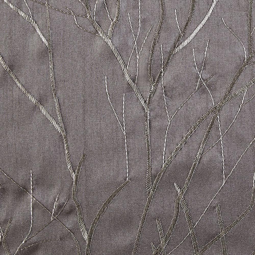Faux Silk Embroidered Window Valance. Picture 2