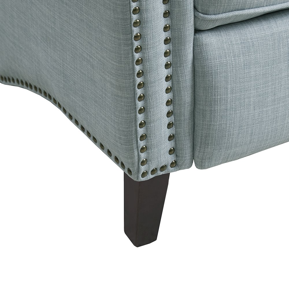 Aidan Aidan Recliner, Light Blue color. Picture 4