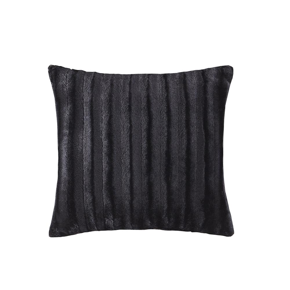 Faux Fur Square Pillow. Picture 1