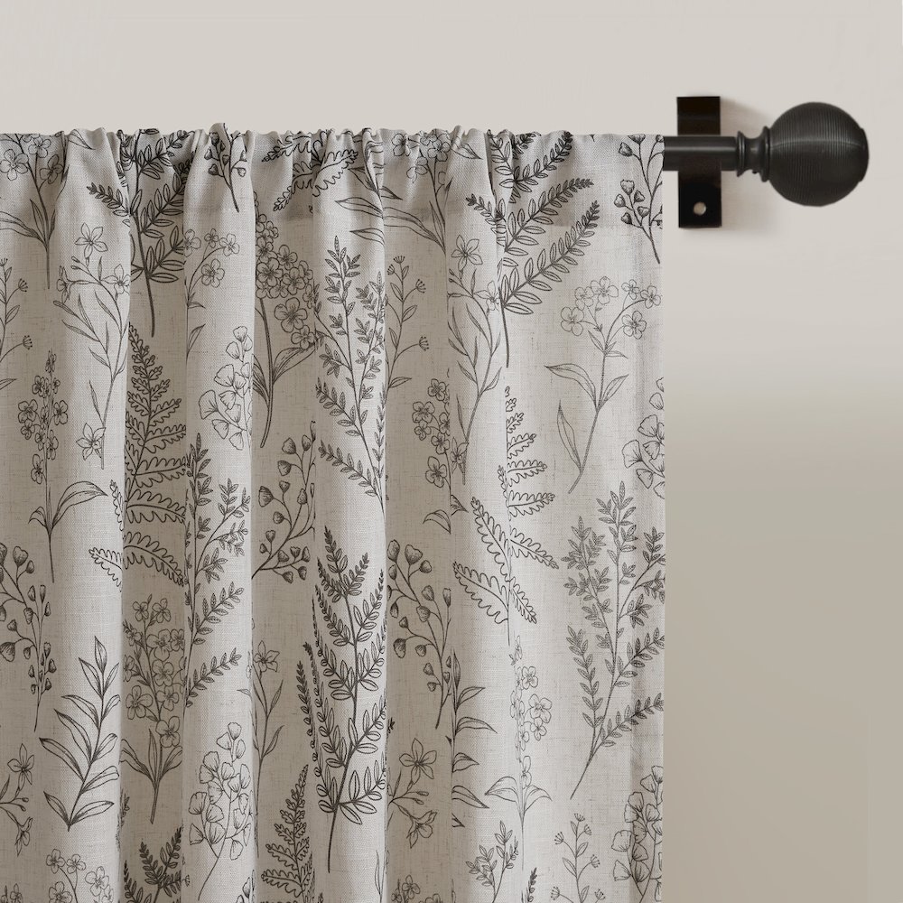 Aria Floral Window Panel. Picture 4