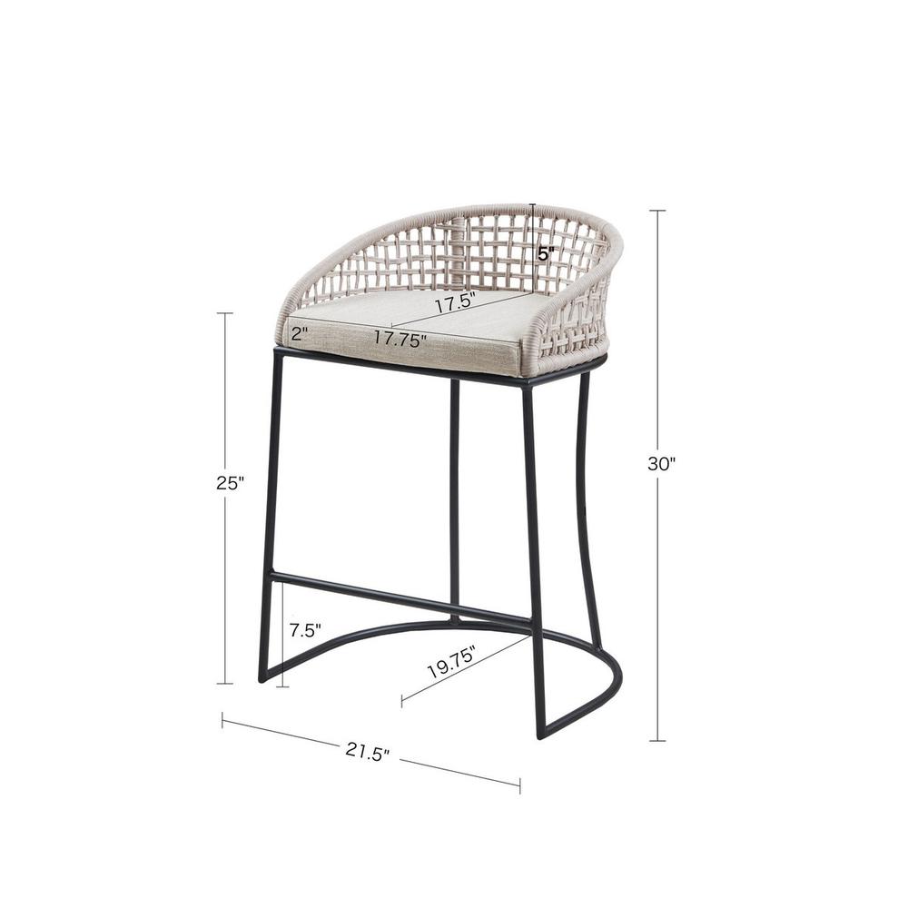 Woven Counter Stool 25". Picture 2