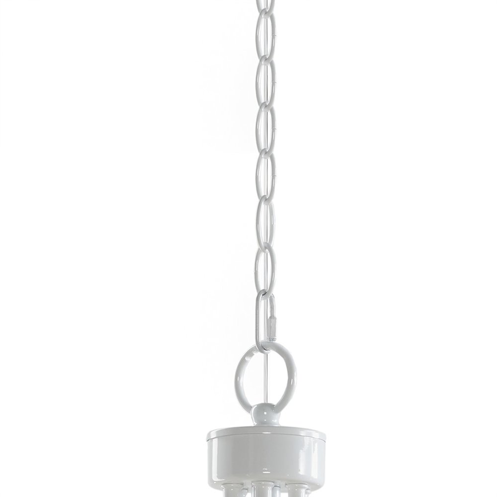 6-Light Metal Chandelier. Picture 3