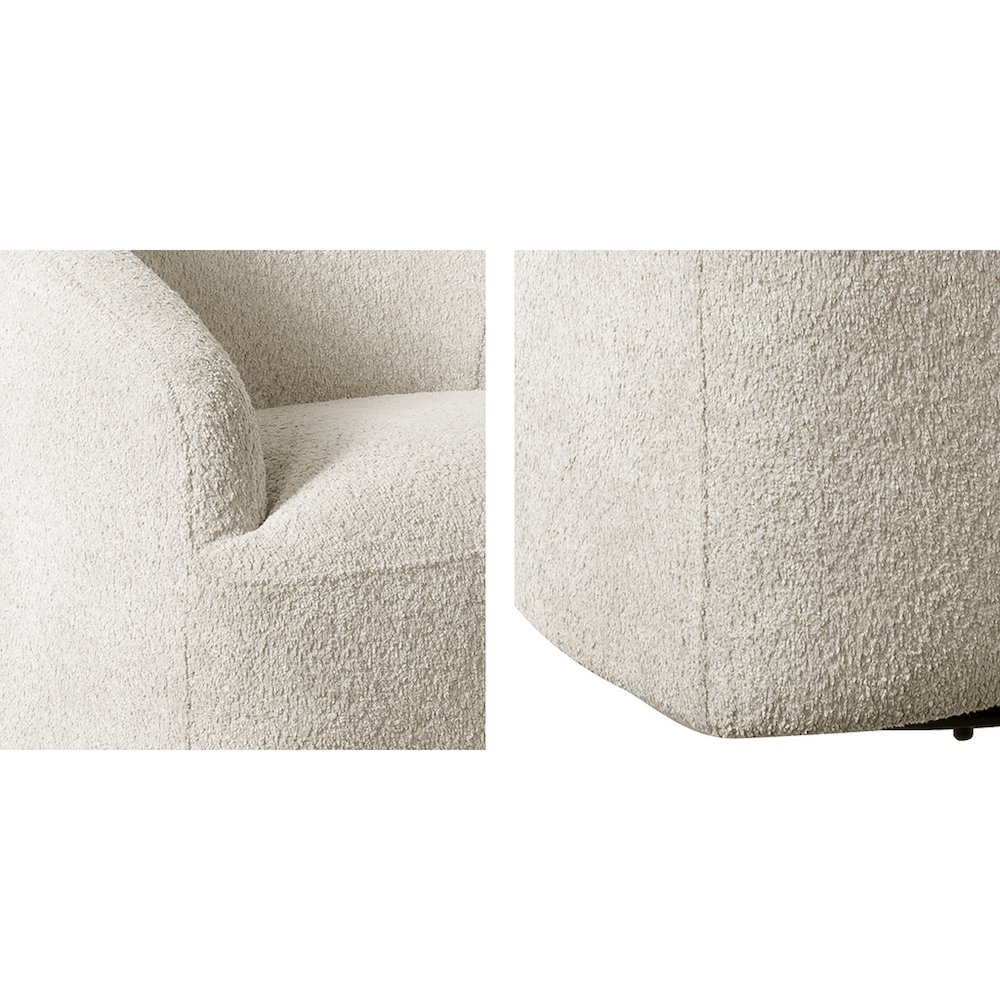 Upholstered 360 Degree Swivel Chair. Picture 5