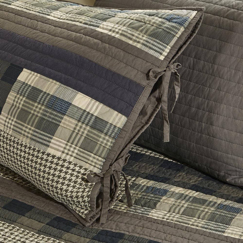 Winter Plains 5 Piece Day Bed Cover Set, Tan color. Picture 5