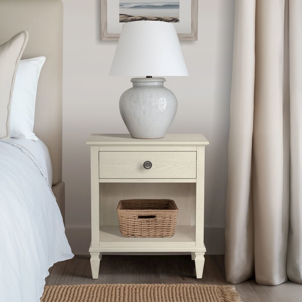 Victoria Nightstand, Antique Cream color. Picture 2