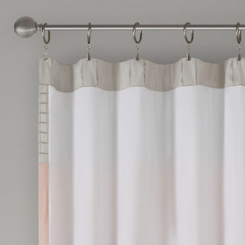 Polyoni Pintuck Curtain Panel. Picture 1