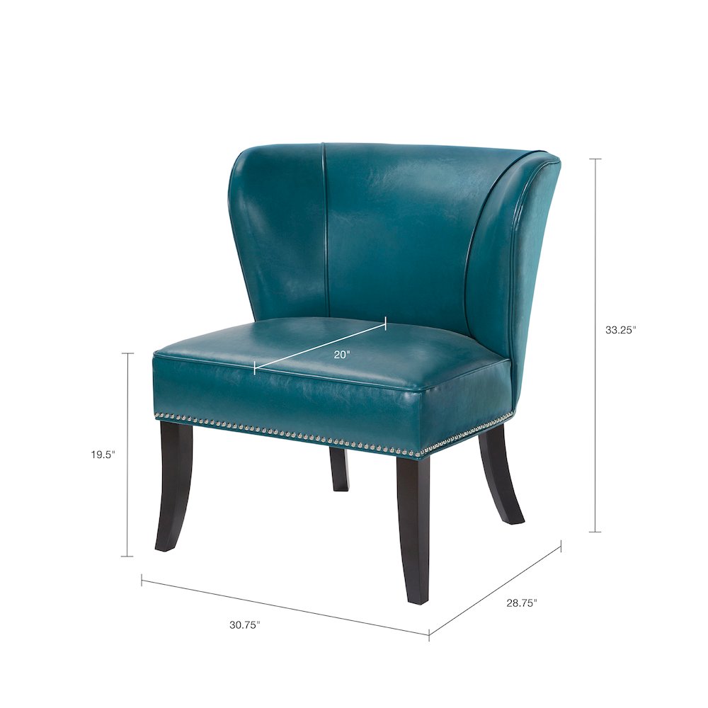Armless Accent Chair. Picture 1