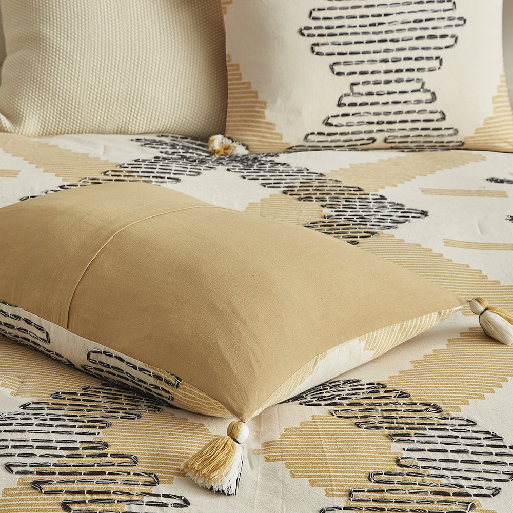 3 Piece Cotton Comforter Set. Picture 4