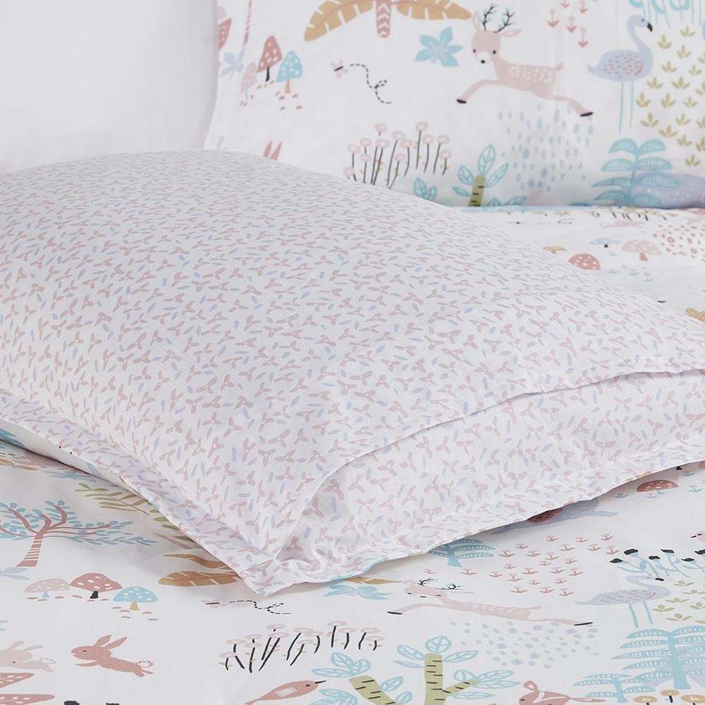 Woodland Animals Cotton Reversible Comforter Set. Picture 2