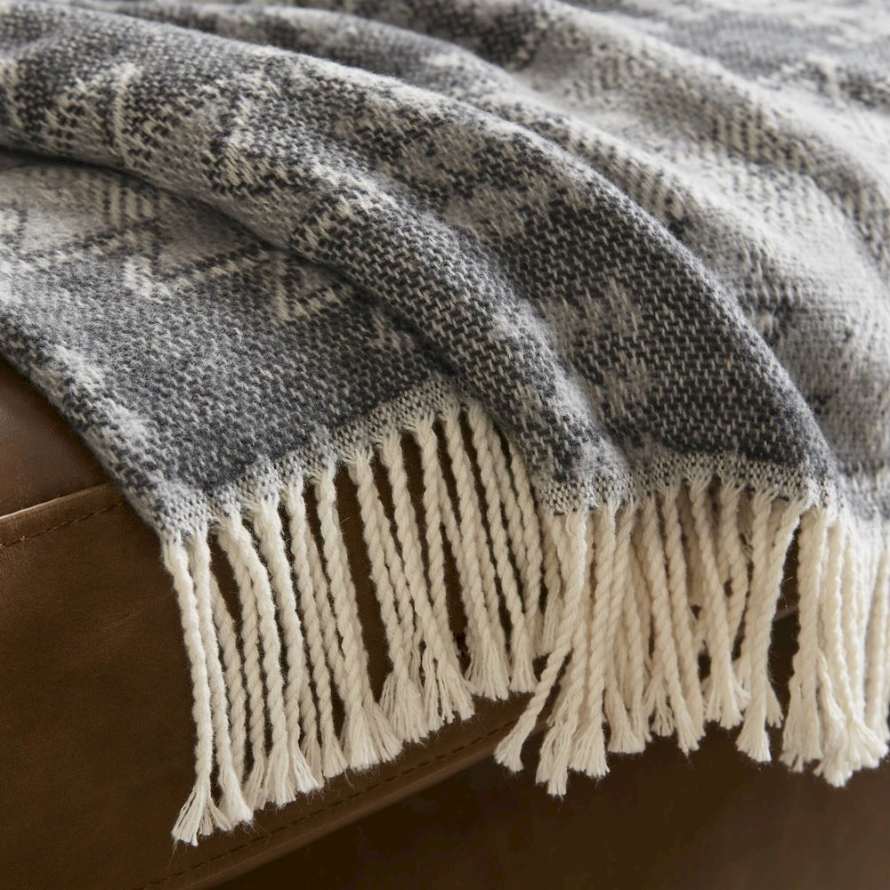 Alberta Cotton Blend Throw. Picture 4