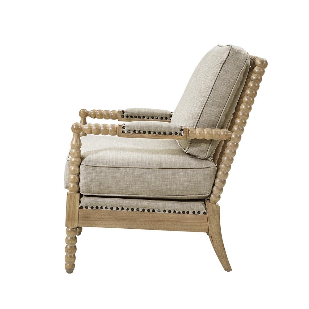 Neutral Taupe Accent Chair, Belen Kox. Picture 3