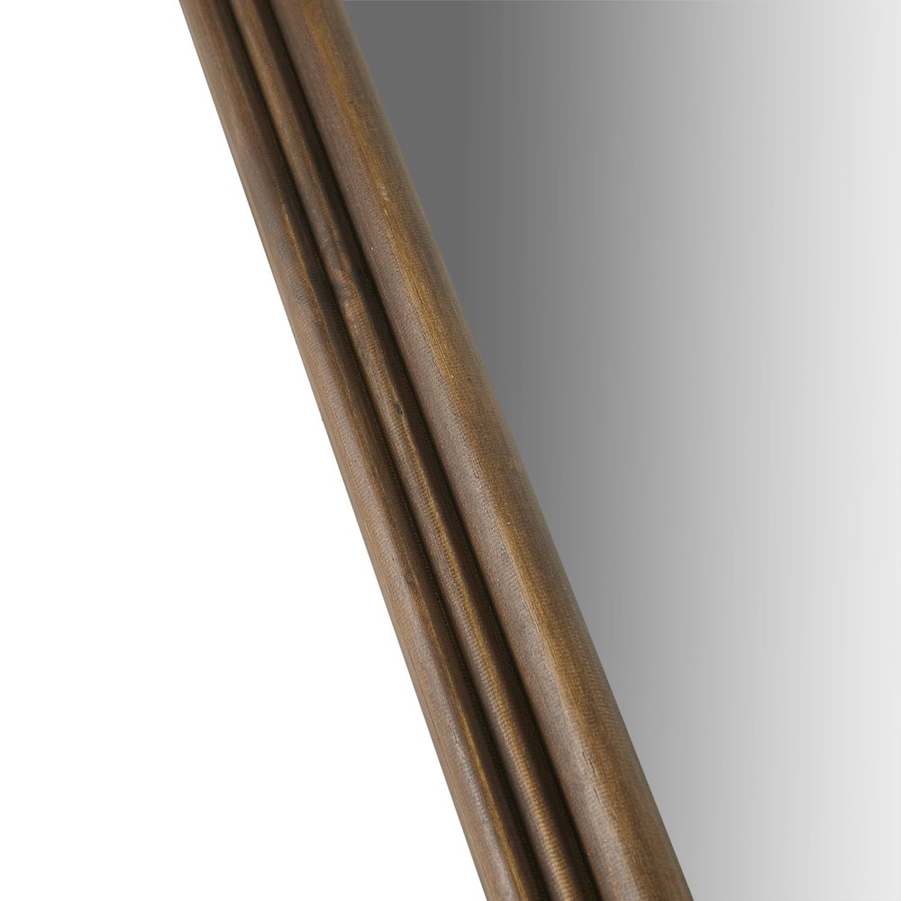 Marbella Scalloped Wood Wall Mirror. Picture 5