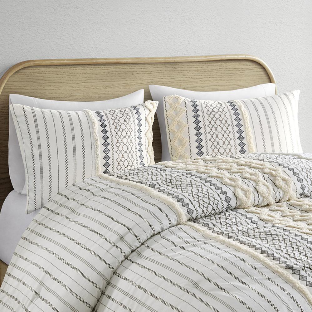 Cotton Printed Comforter Set with Chenille. Picture 2