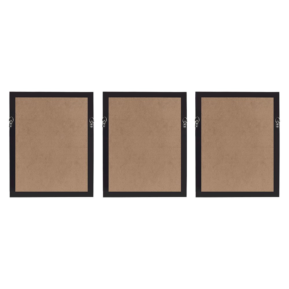 Framed Abstract Coastal Rice Paper 3-piece Shadowbox Wall Decor Set. Picture 2