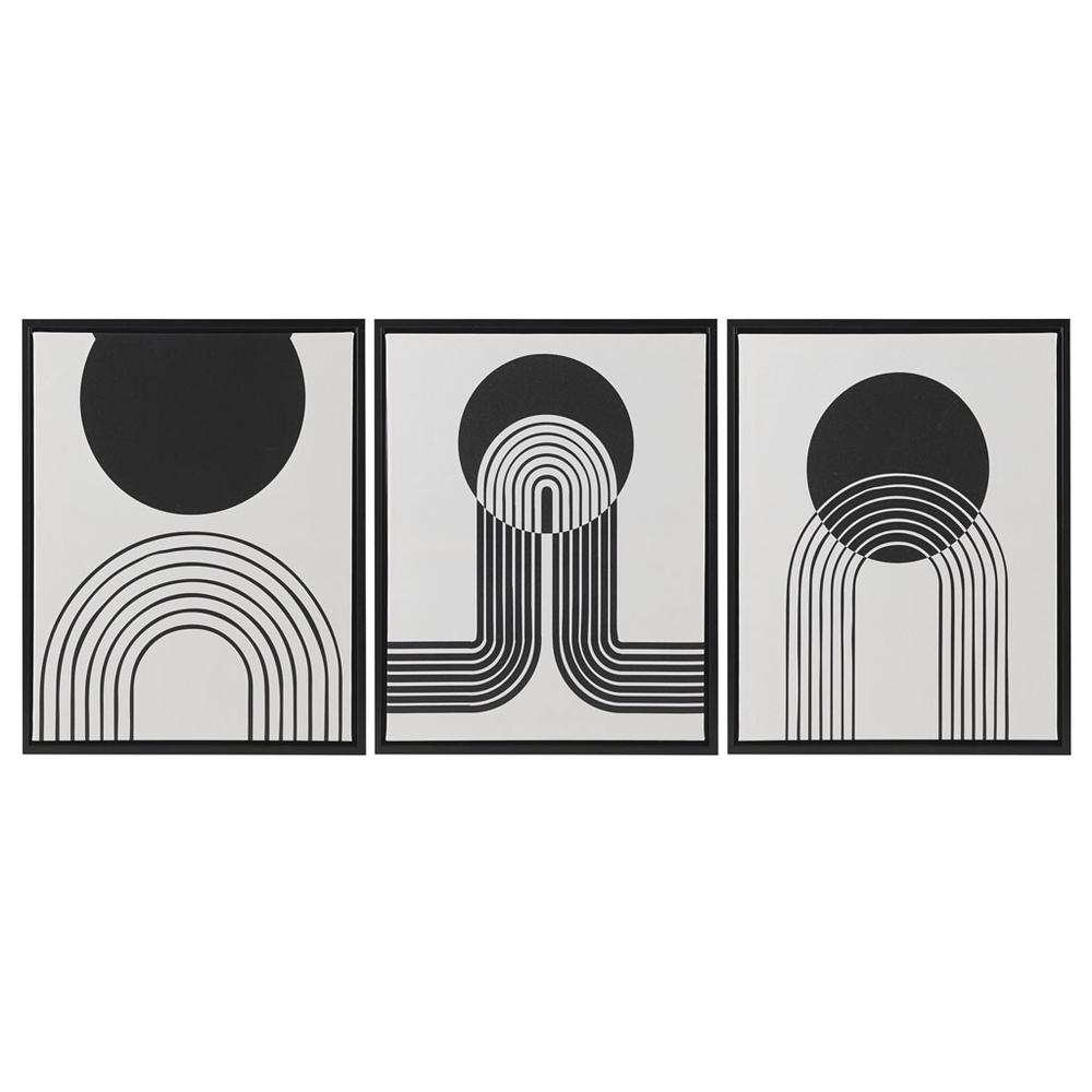 3-piece Framed Canvas Wall Art Set. Picture 4