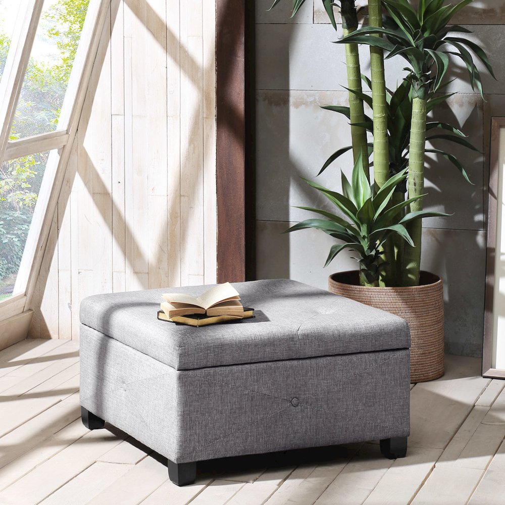 Soft Close Storage Ottoman. Picture 4