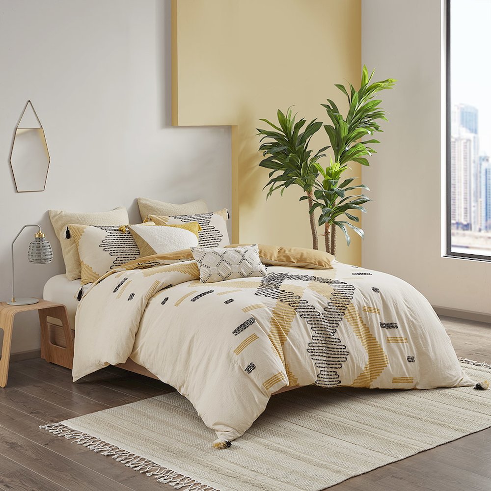 3 Piece Cotton Duvet Cover Set. Picture 4