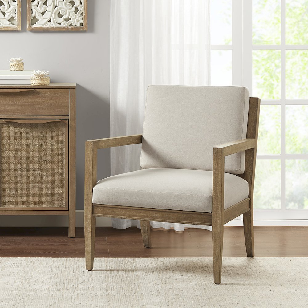 Upholstered Accent Armchair. Picture 4