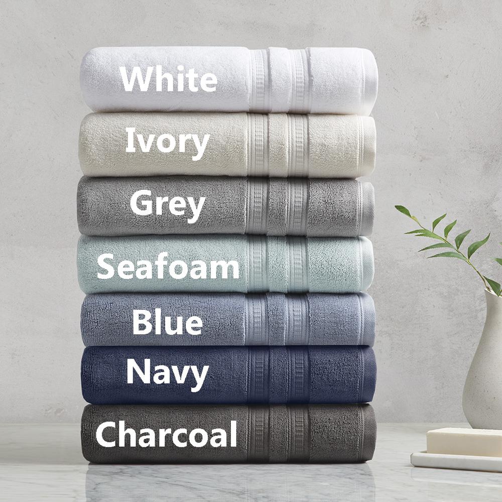 100% Cotton Feather Touch Antimicrobial Towel 6 Piece Set. Picture 1
