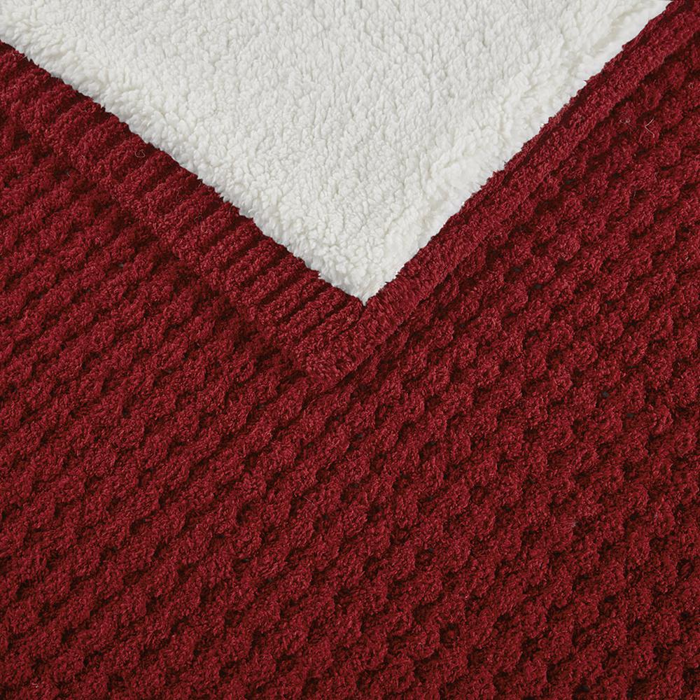 Waffle Knit Chenille Throw. Picture 2