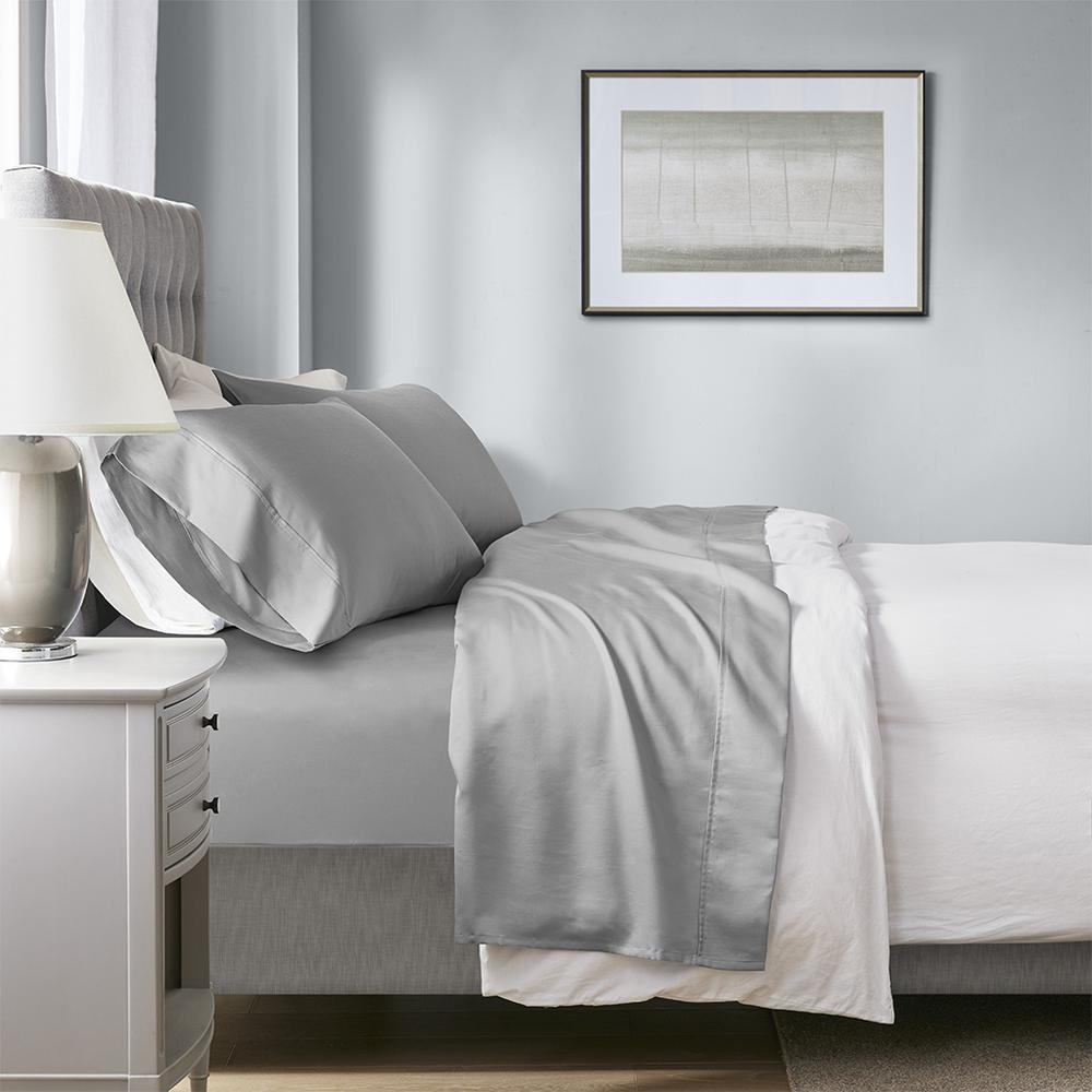 HeiQ Smart Temperature Cotton Blend 4 PC Sheet Set. Picture 4