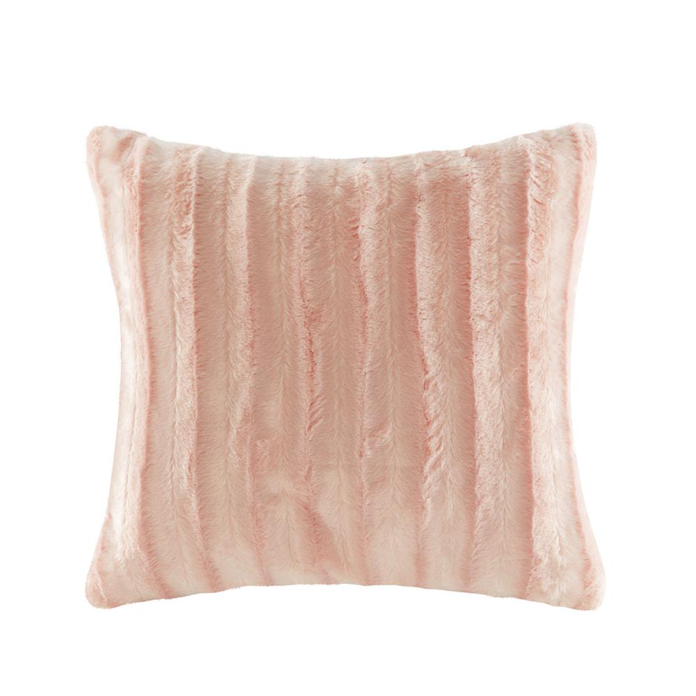 Faux Fur Square Pillow. Picture 2