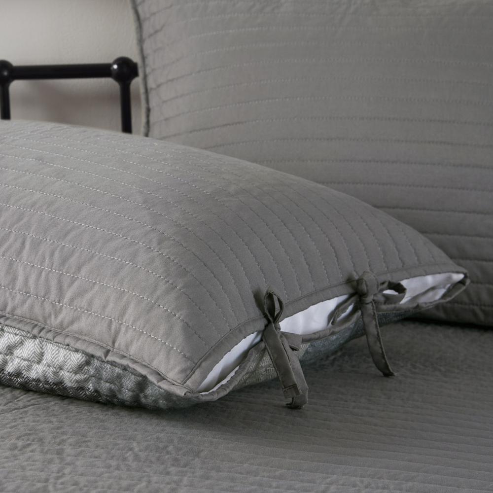 6 Piece Reversible Plaid Daybed Cover Set. Picture 2