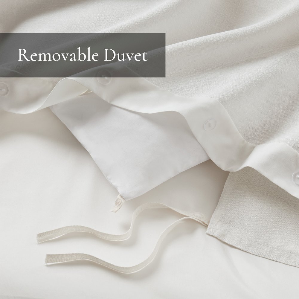 Jarvis Embroidery Oversized Duvet Style Comforter Set. Picture 3