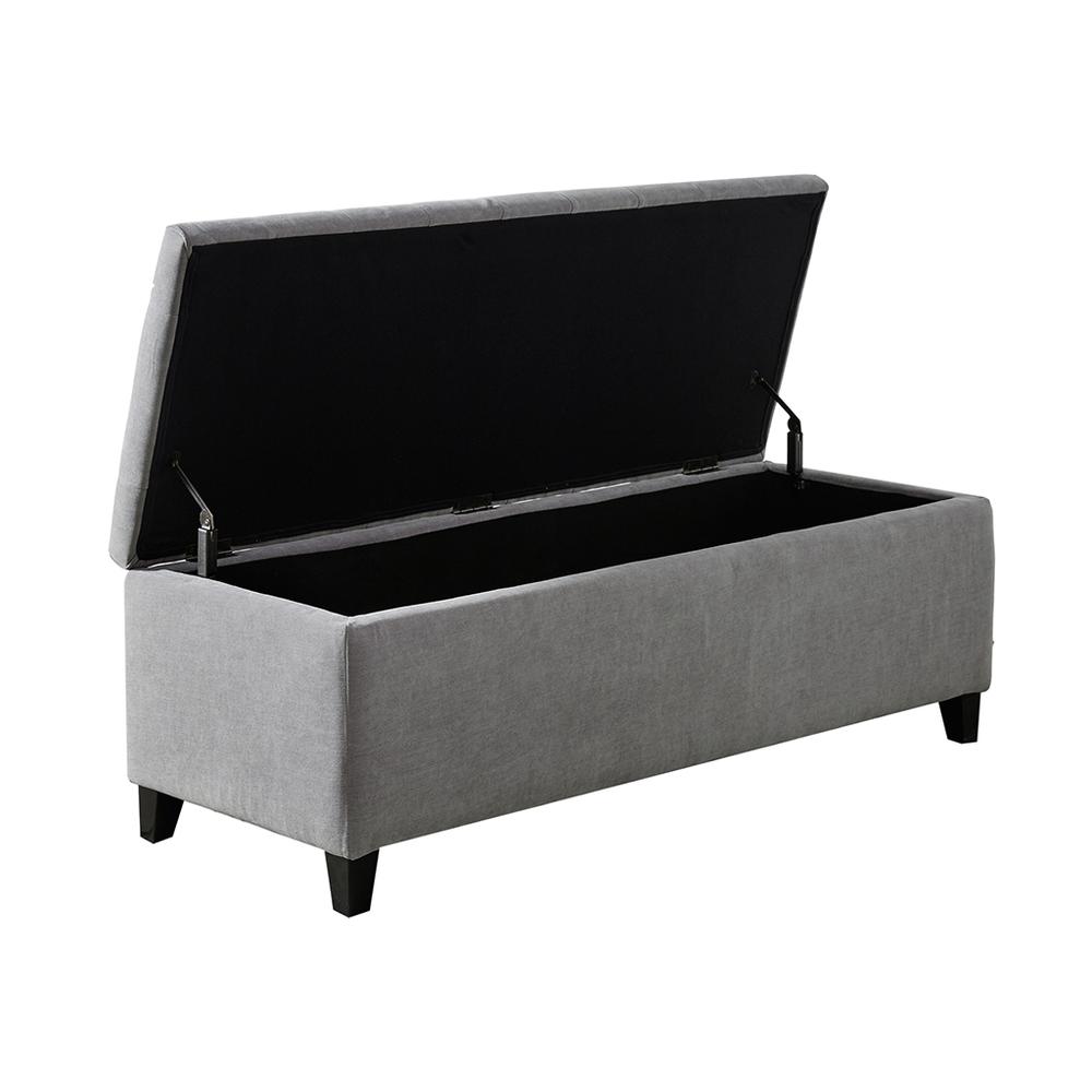 Tufted Top Soft Close Storage Bench. Picture 4