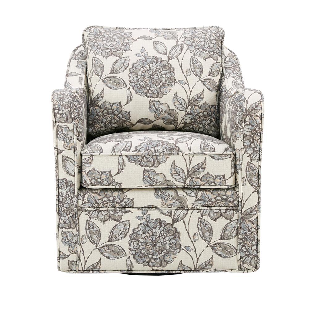 Wide Seat Swivel Arm Chair. Picture 3