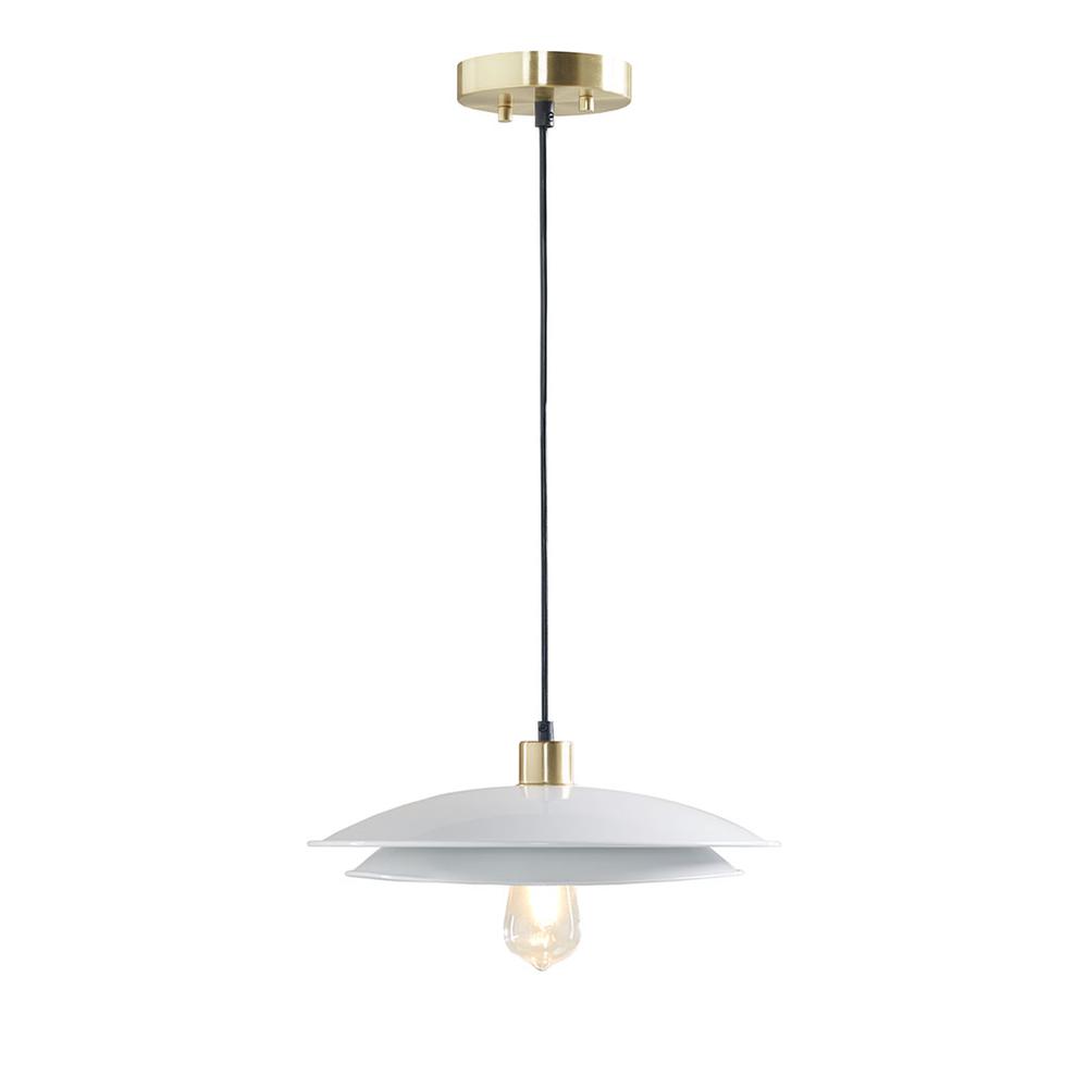 2-Tier Layered Shade Pendant. Picture 2