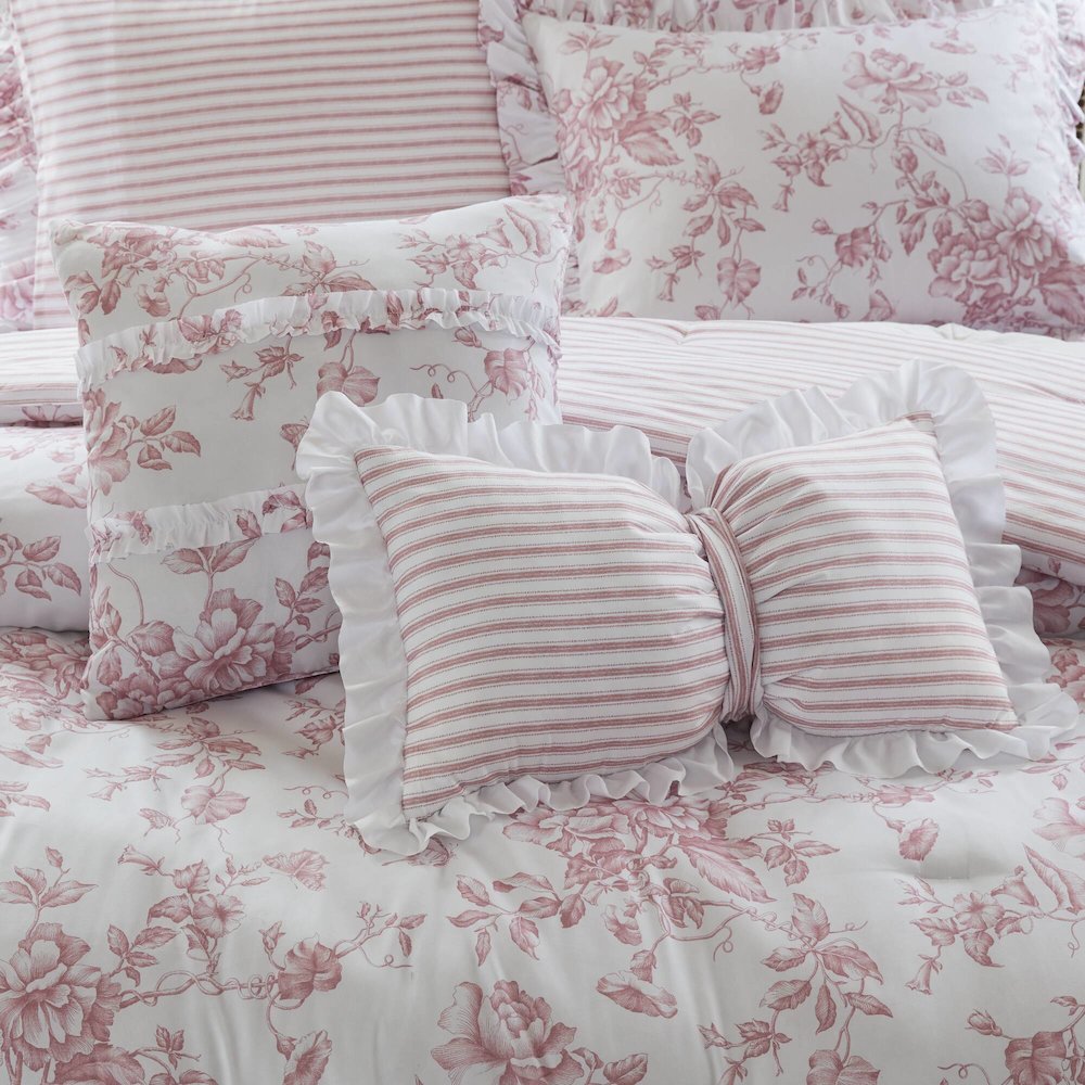 5 Pieces Comforter Set with Decorative Pillows. Picture 2