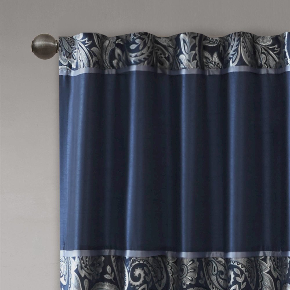 Jacquard Curtain Panel Pair. Picture 5