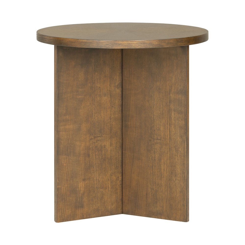 Sadie Accent Table, Walnut Brown color. Picture 3