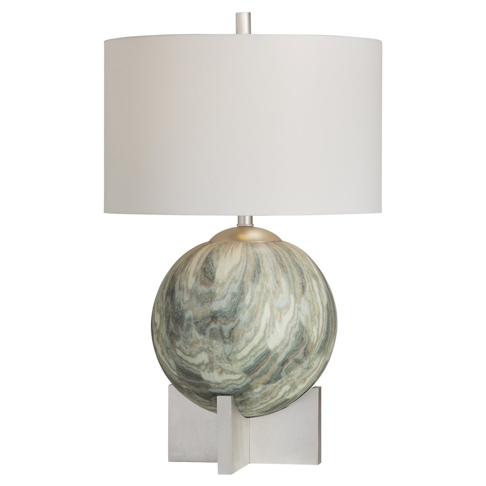 29.5"H Ceramic + Wood Table Lamp. Picture 2
