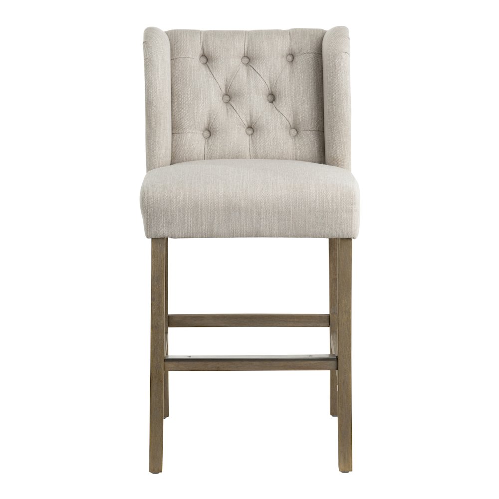 Set Of 2 Upholstered Counter Stools. Picture 2