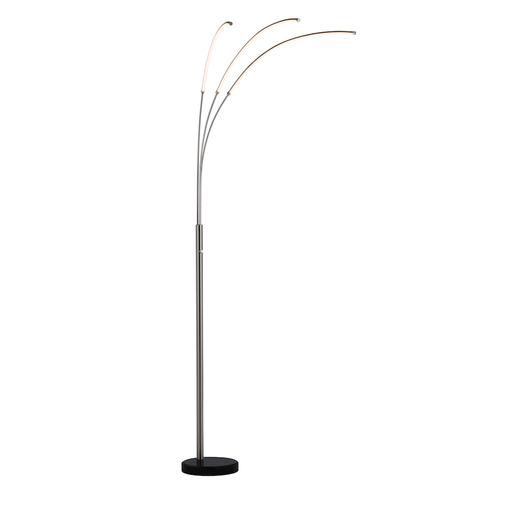 90"H Metal Floor Lamp With Shade. Picture 2