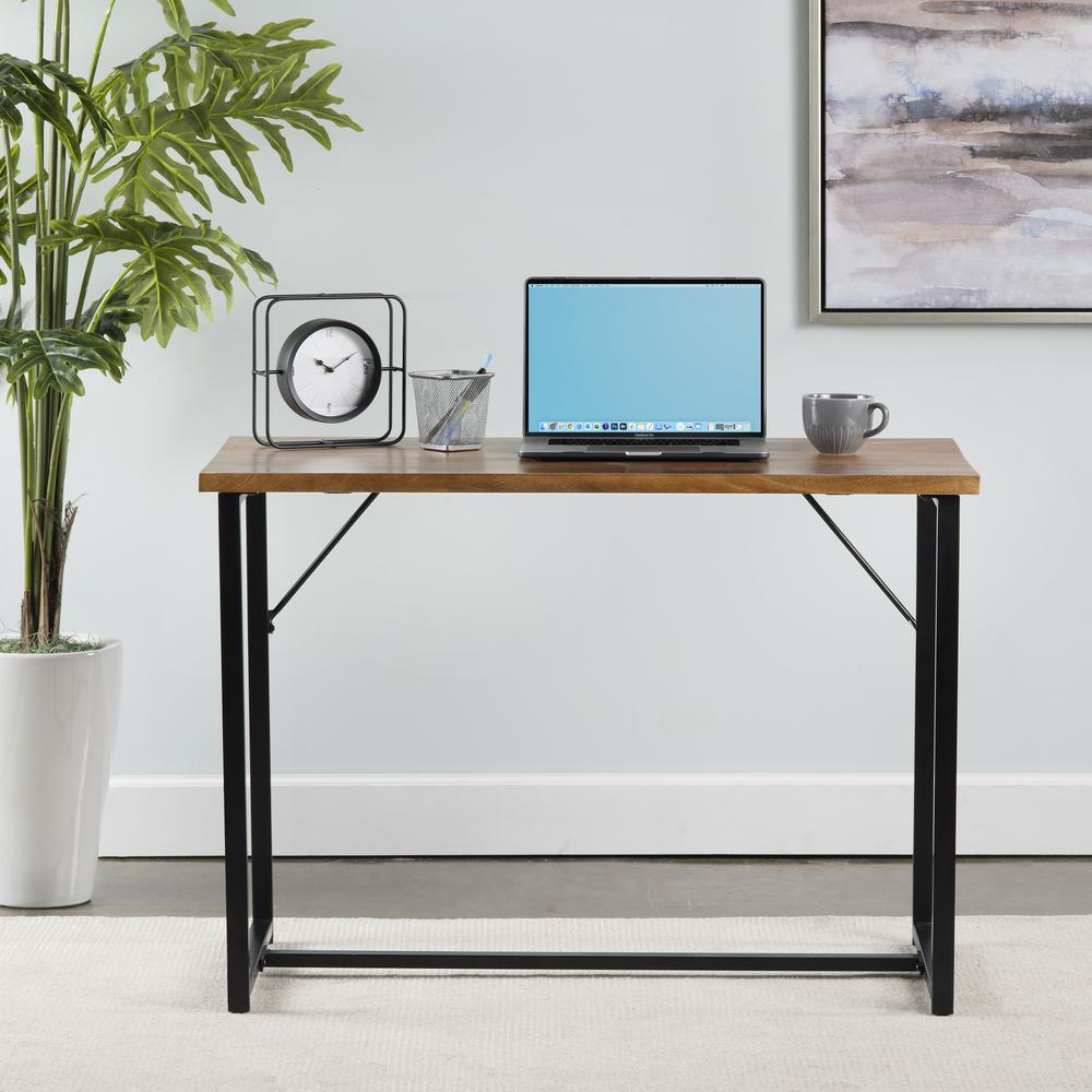 Brady Wood and Metal Desk. Picture 5