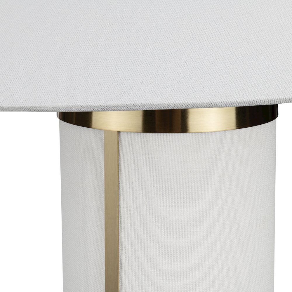 Set Of 2 Metal Table Lamp With Linen Shade. Picture 3