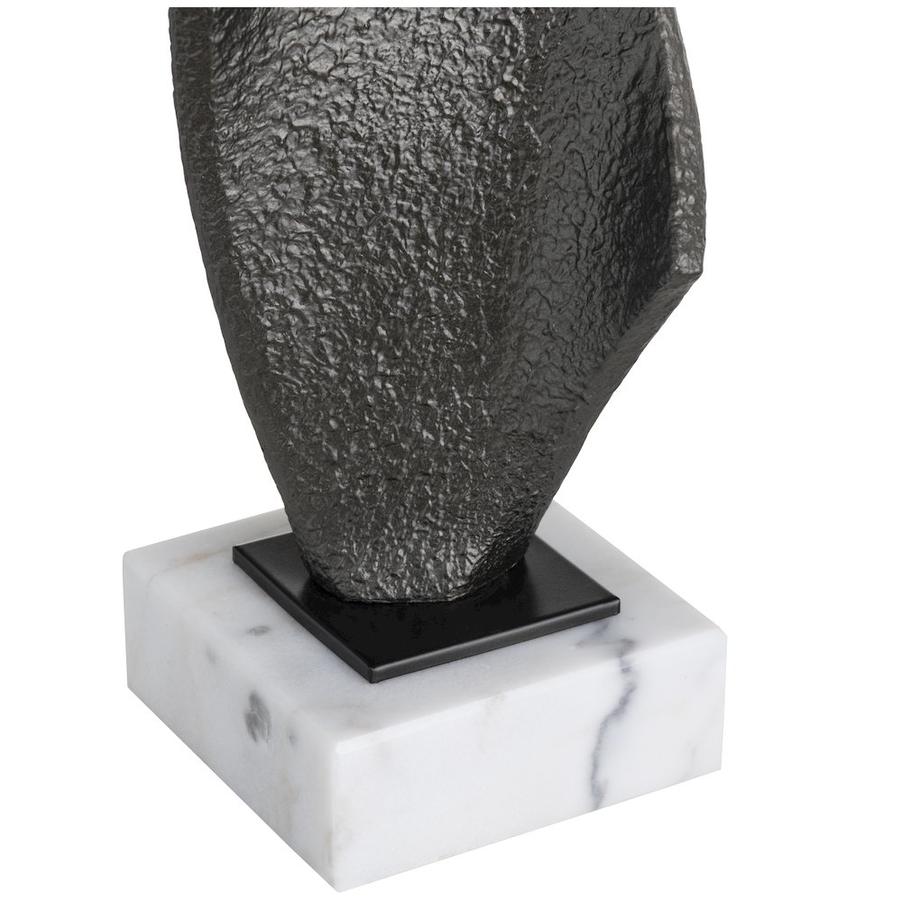 33.5"H Resin + Marble Table Lamp. Picture 3