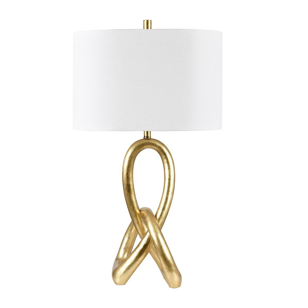 Set Of 2 Resin Table Lamp With Linen Shade. Picture 1