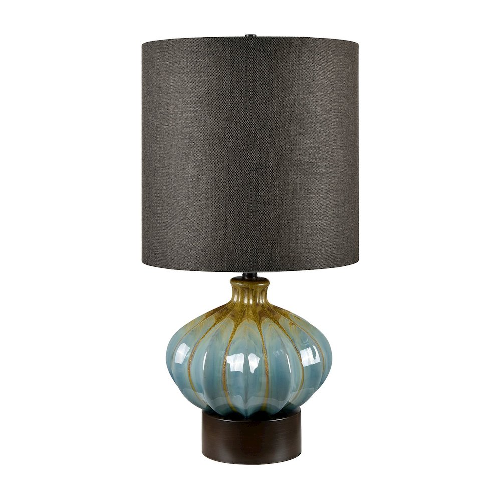 29.5"H Ceramic Table Lamp With Linen Shade. Picture 1