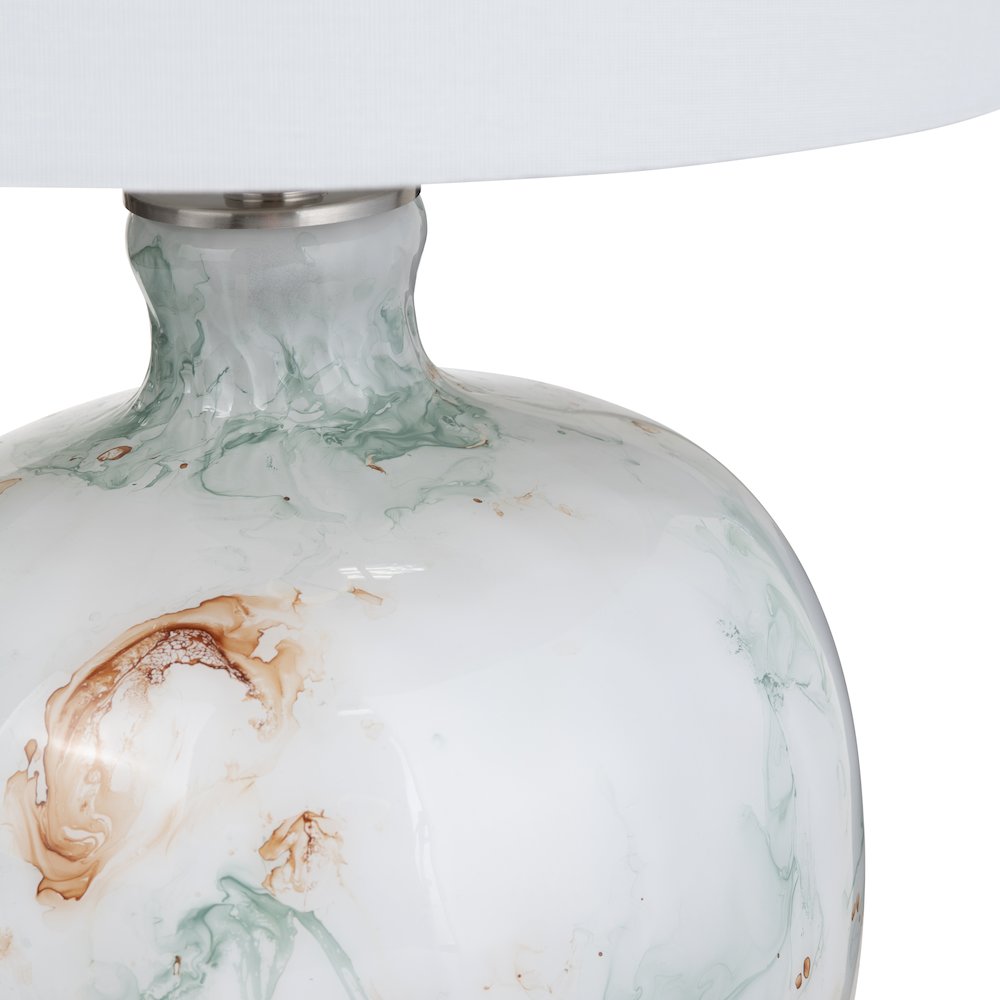 27"H Glass Table Lamp 1Pcs Ups Pack 3.01'. Picture 4
