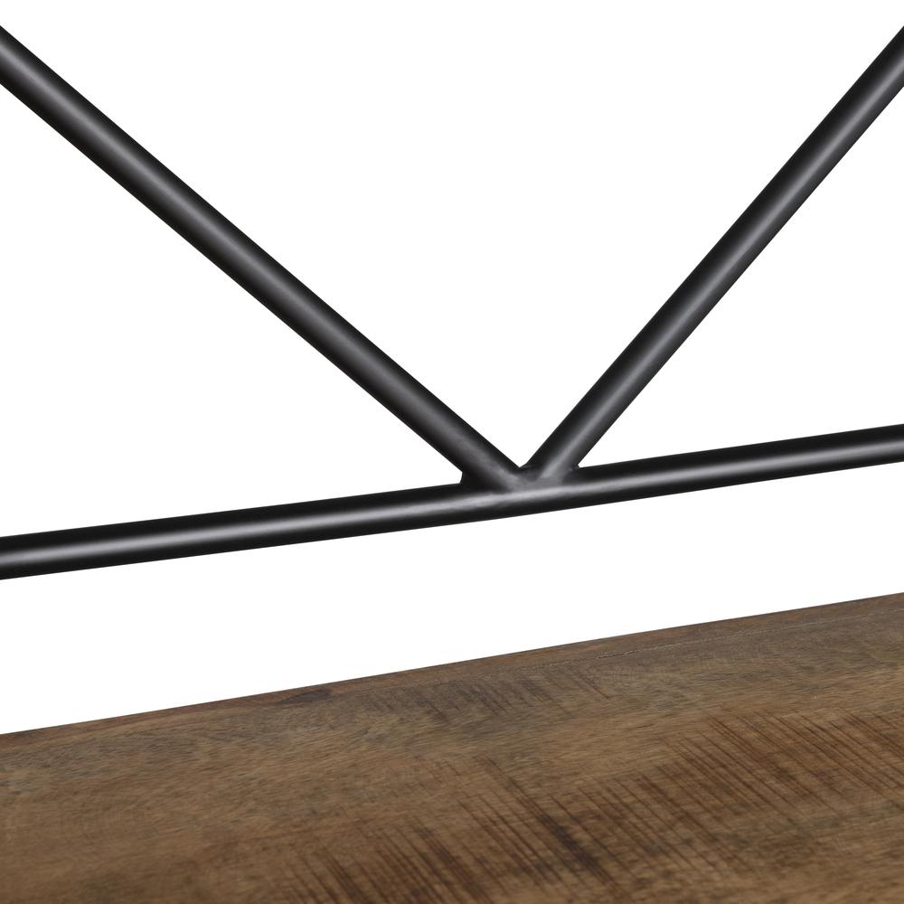 Winslow Wood and Metal Bookshelf. Picture 3