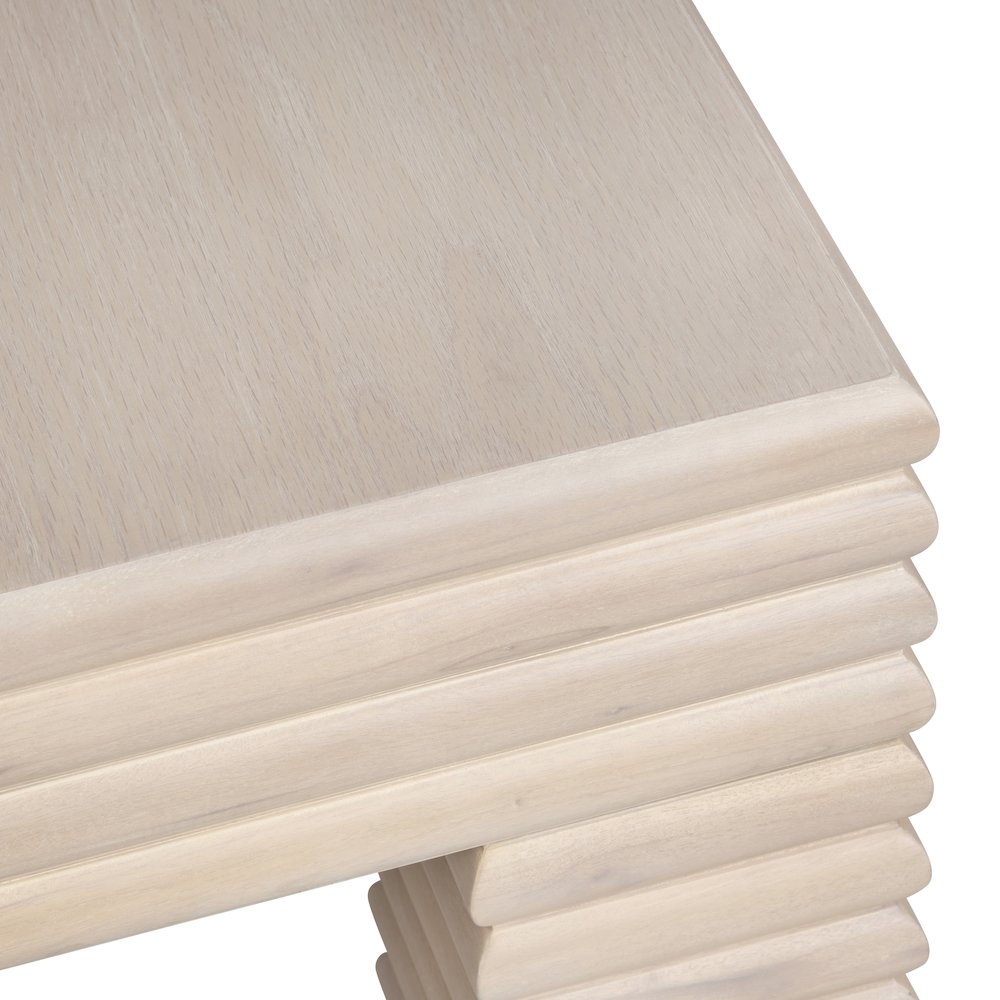 Square Reeded Cocktail_Coffee Table. Picture 3