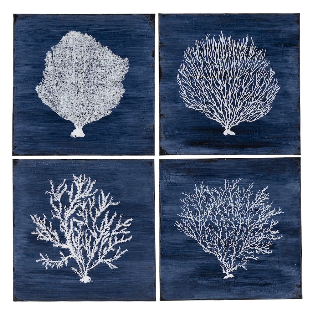 Four Corals Wall Decor. Picture 1