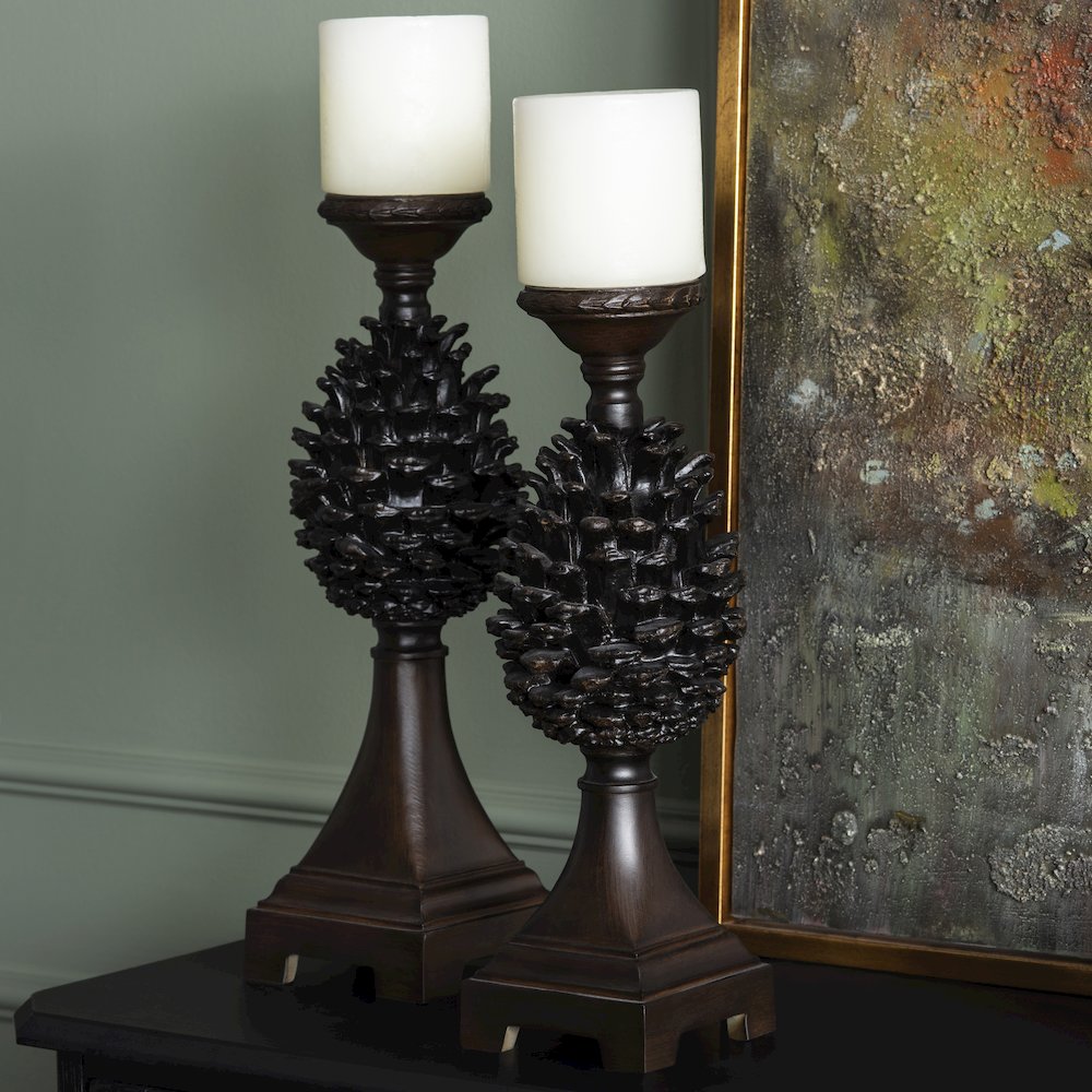 Pine Bluff Candleholders. Picture 3