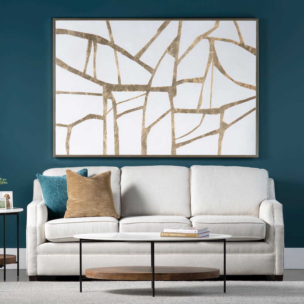 Gold Lines Wall Decor. Picture 3