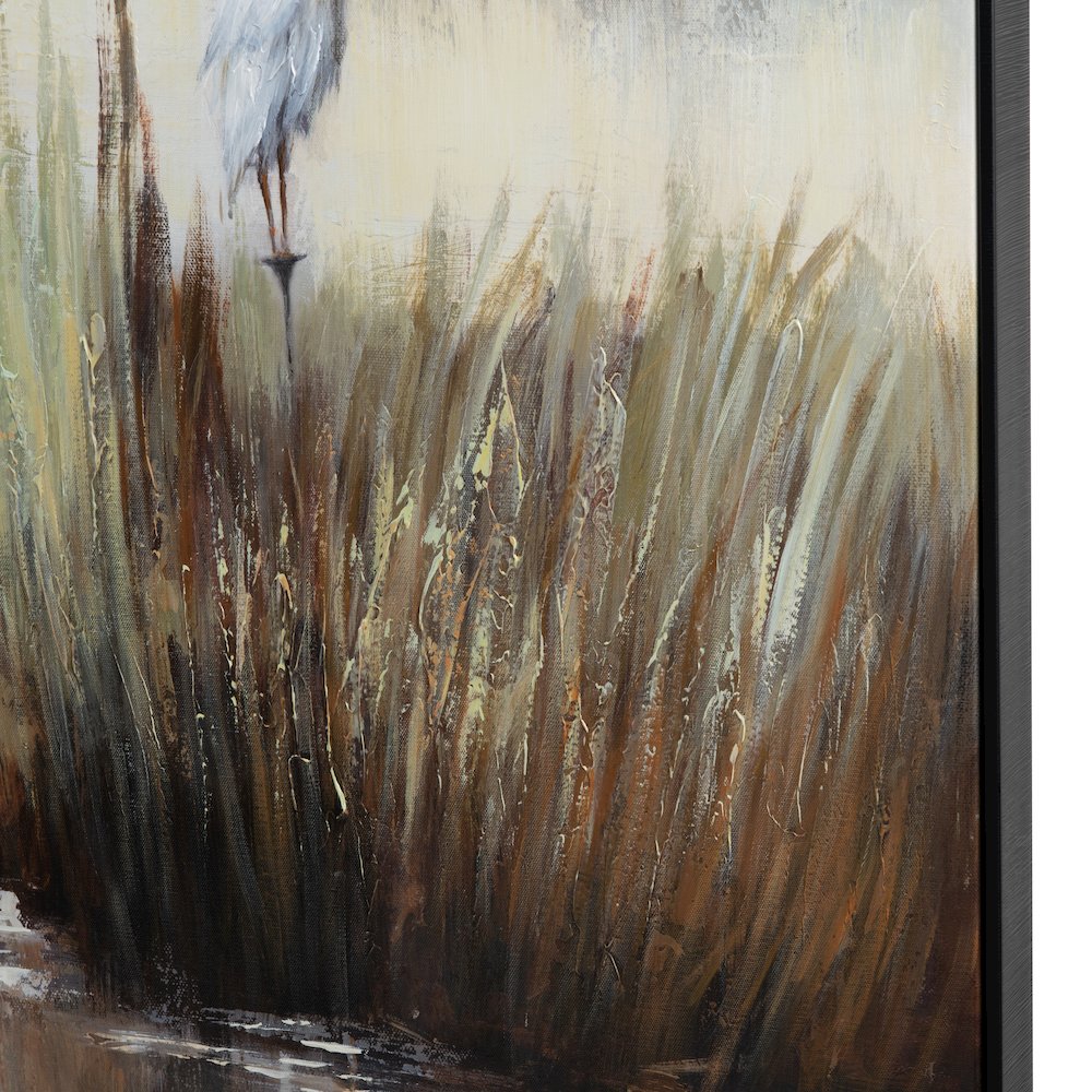 Gazing Egret Wall Decor. Picture 2